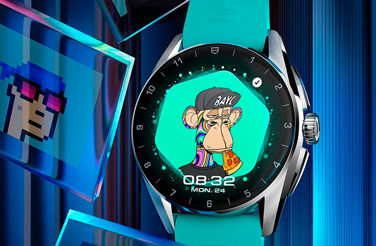 Tag Heuer permet d'afficher les NFT sur une smartwatch