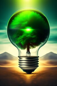 green energy watterlamp